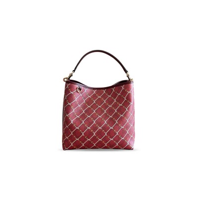 GUCCI GG EMBLEM MEDIUM BUCKET BAG 815103 (25*25*15cm)